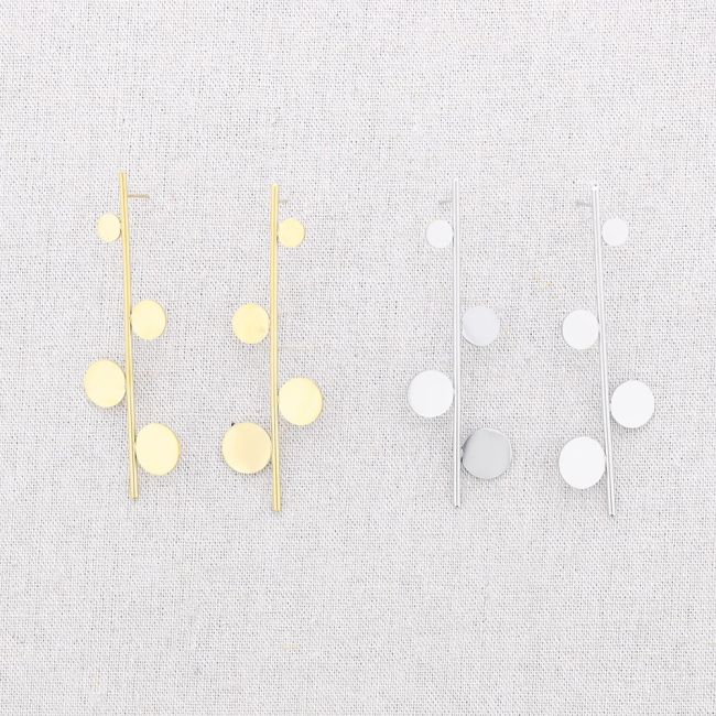TWIG STEEL EARRINGS