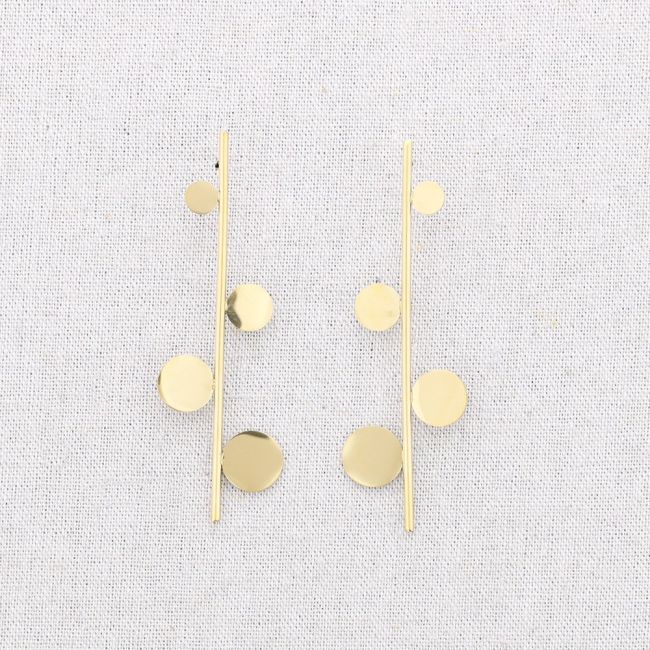 TWIG STEEL EARRINGS