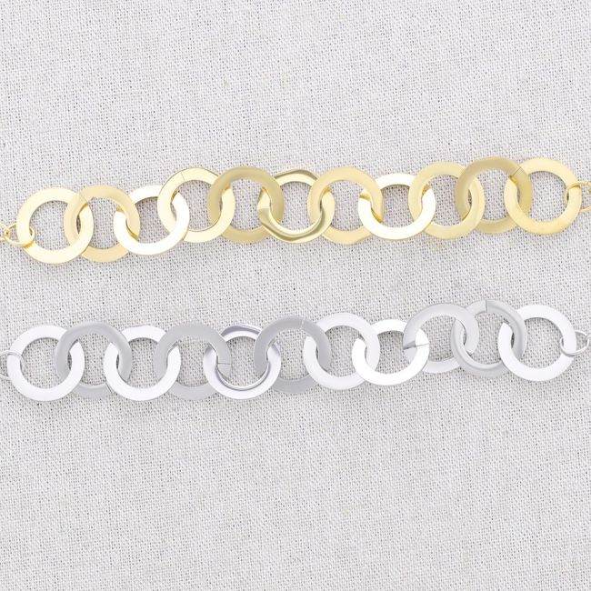 PULSERA ACERO ESLABONES