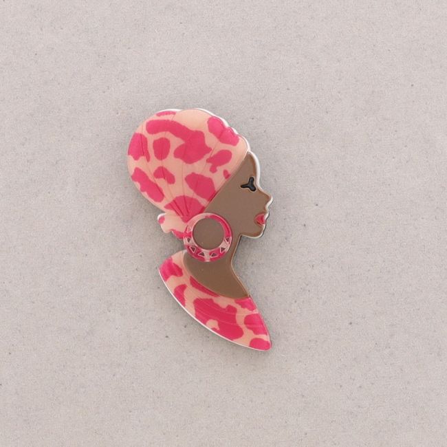 BROCHE RESINA MUJER