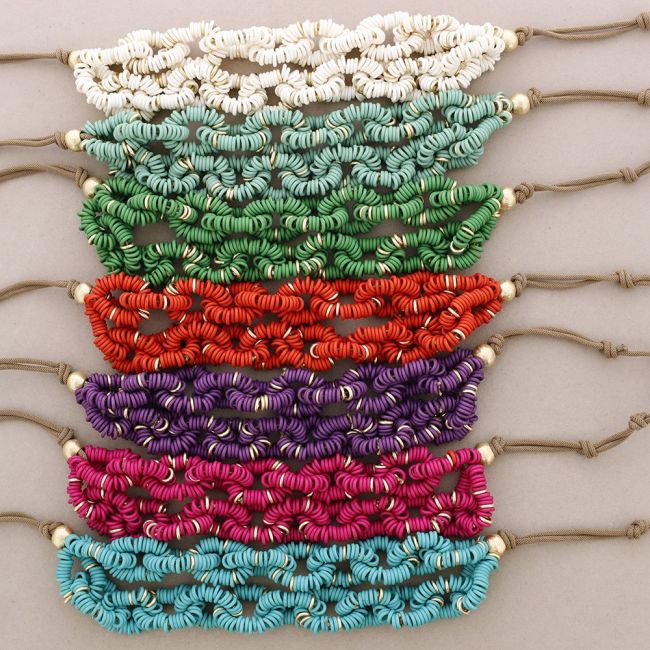 RESIN BEAD LINKS NECKLACE