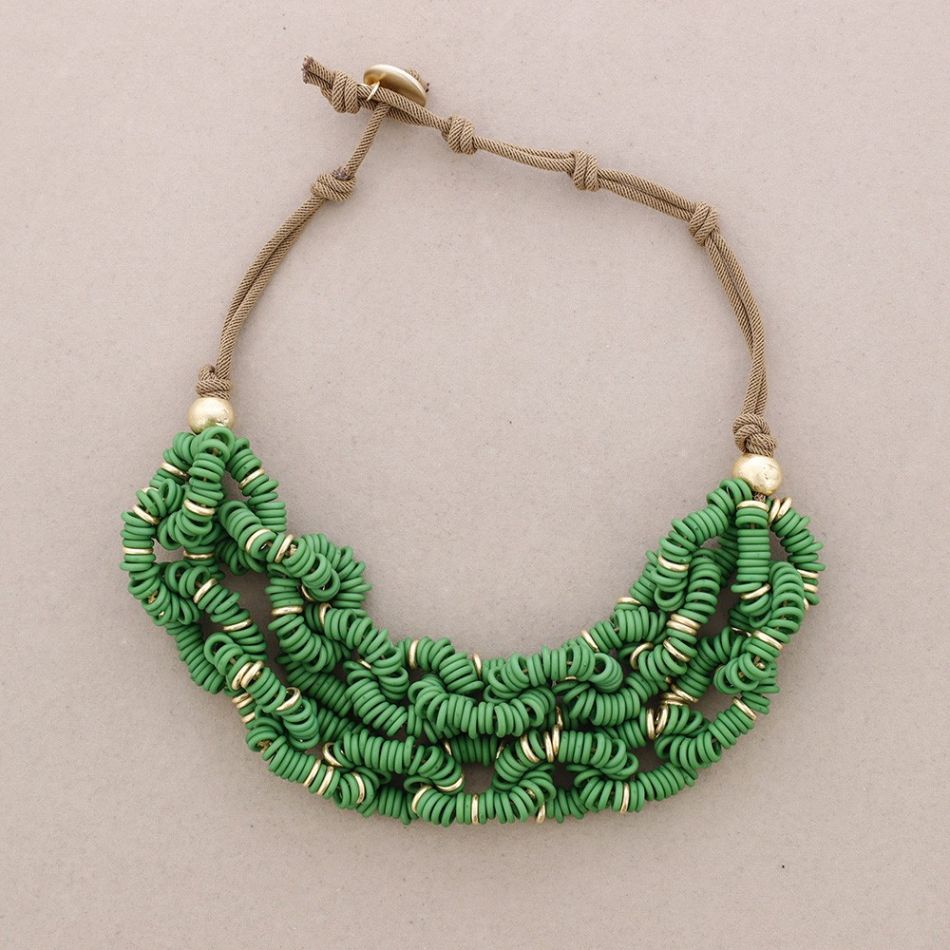 RESIN BEAD LINKS NECKLACE