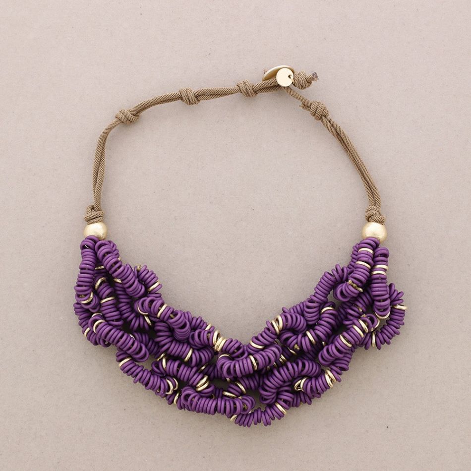 RESIN BEAD LINKS NECKLACE