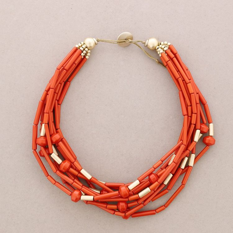 RESIN BEADED NECKLACE