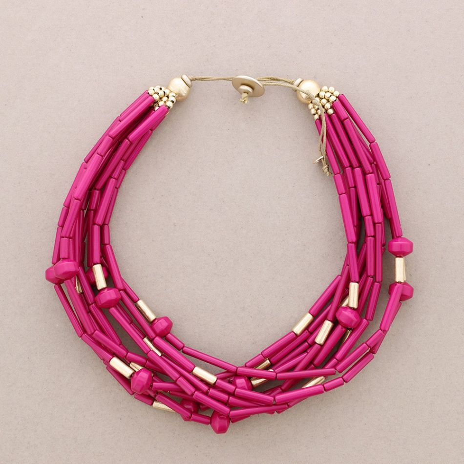 RESIN BEADED NECKLACE
