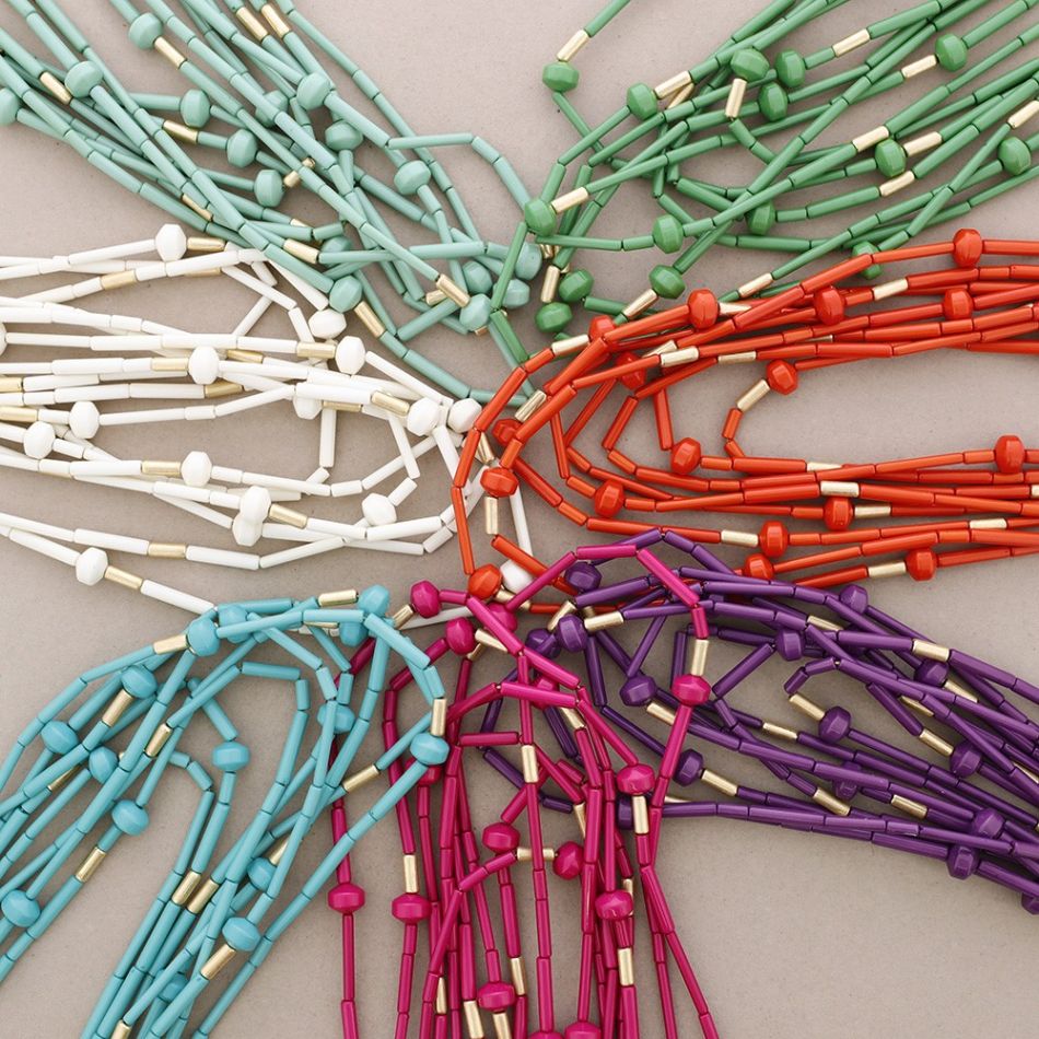 COLLAR NIVELES CUENTAS RESINA