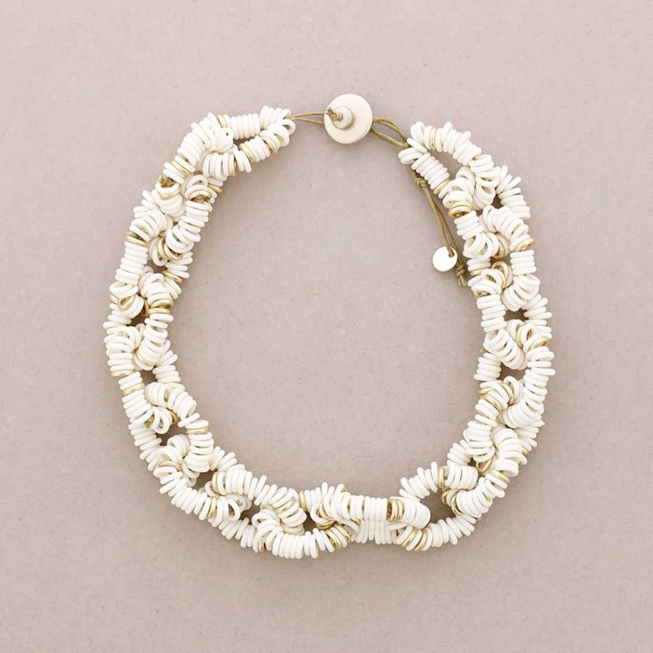 RESIN BEAD LINKS NECKLACE