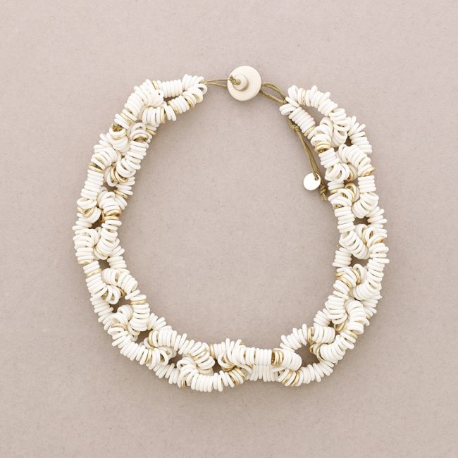 RESIN BEAD LINKS NECKLACE