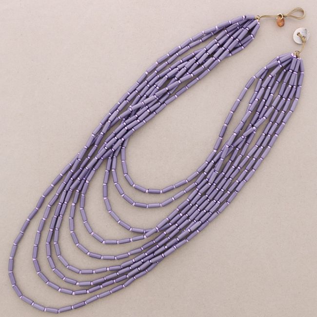 RESIN TUBES NECKLACE