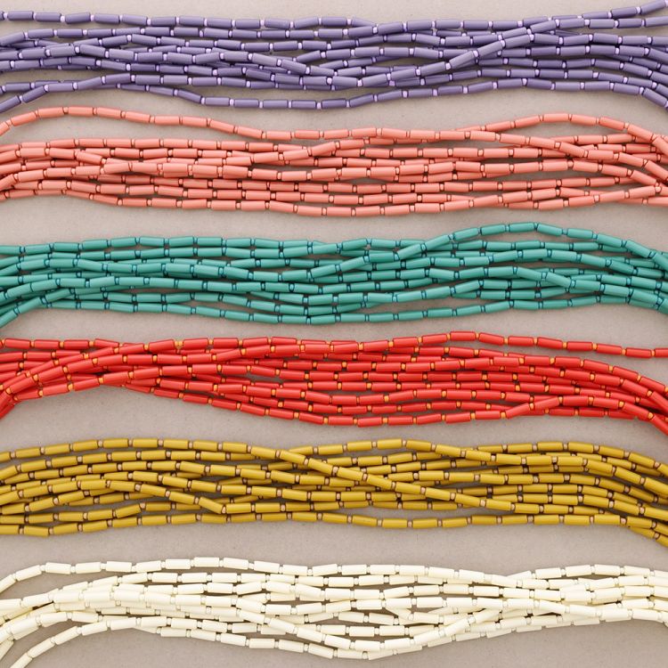 RESIN TUBES NECKLACE 2