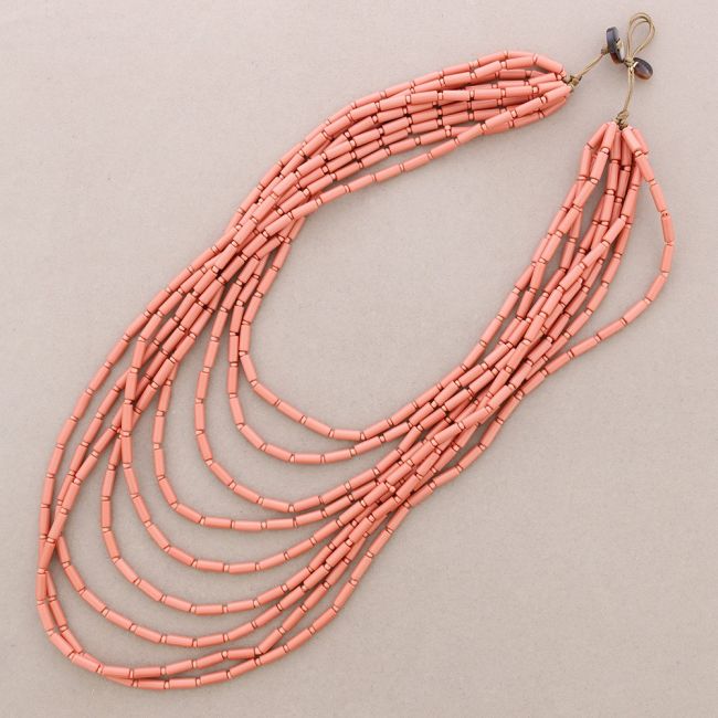 RESIN TUBES NECKLACE