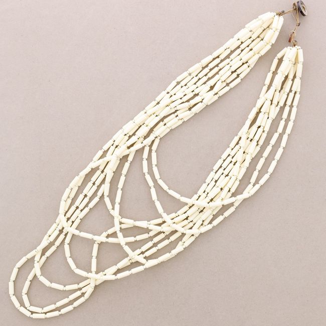 RESIN TUBES NECKLACE
