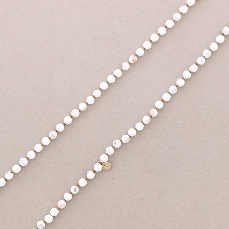 LONG NECKLACE KNOTS FACETED STONE BALLS 1.2M*8MM 2
