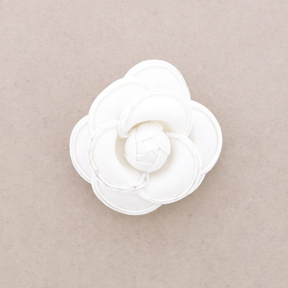 BROCHE FLOR TELA 6CM