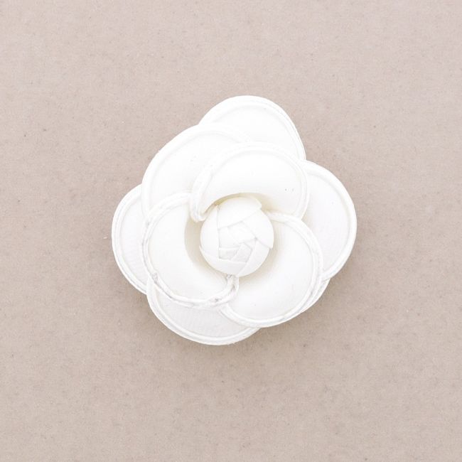 BROCHE FLOR TELA 6CM