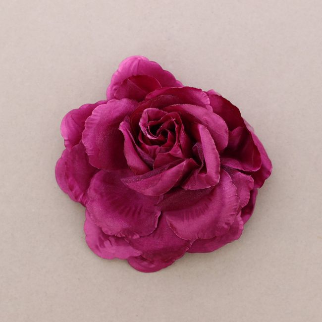 BROCHE FLOR TELA 16CM