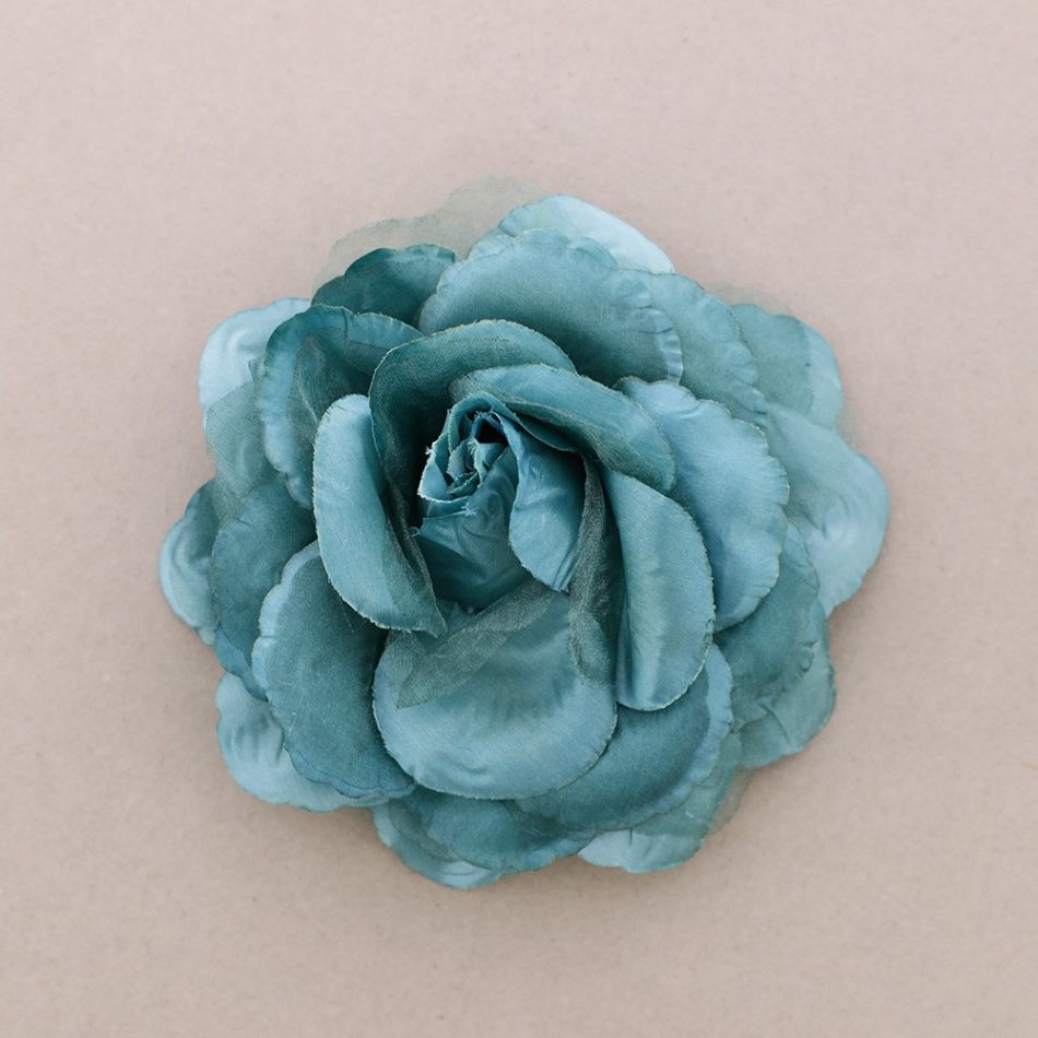 BROCHE FLOR TELA 16CM