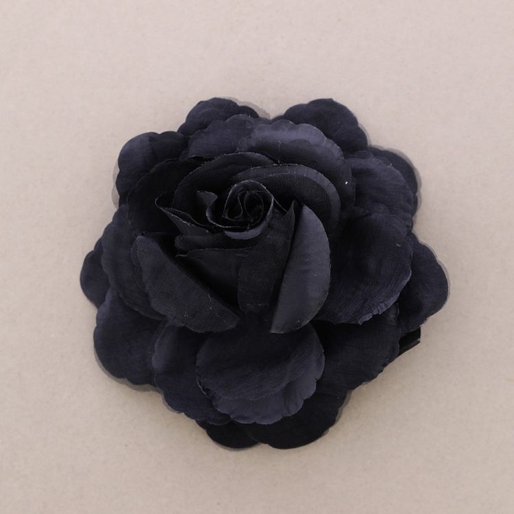 FABRIC FLOWER BROOCH 16CM 2