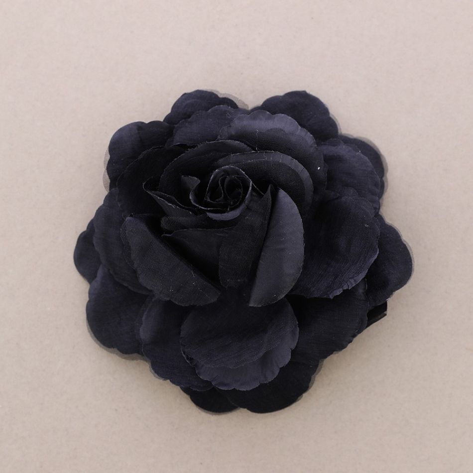 FABRIC FLOWER BROOCH 16CM