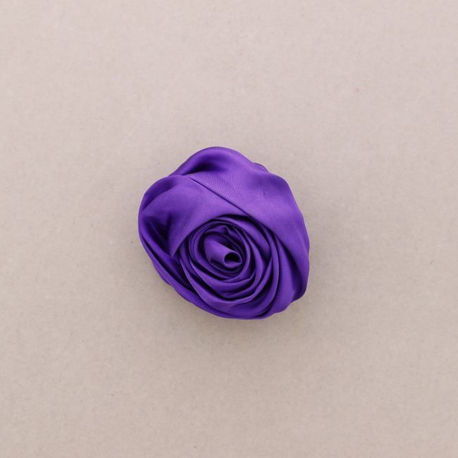 BROCHE FLOR TELA 10CM
