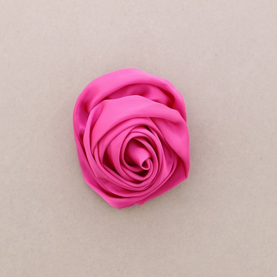 BROCHE FLOR TELA 10CM