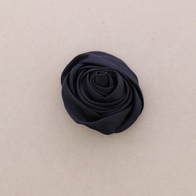 FABRIC FLOWER BROOCH 10CM