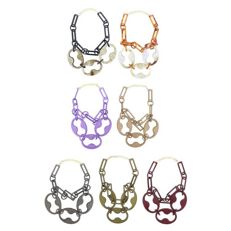 RESIN FORMS SHORT NECKLACE 2
