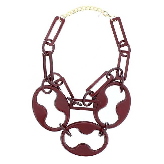 RESIN FORMS SHORT NECKLACE