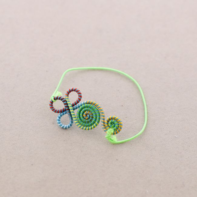 COLORED ELASTIC ETHNIC BRACELET
