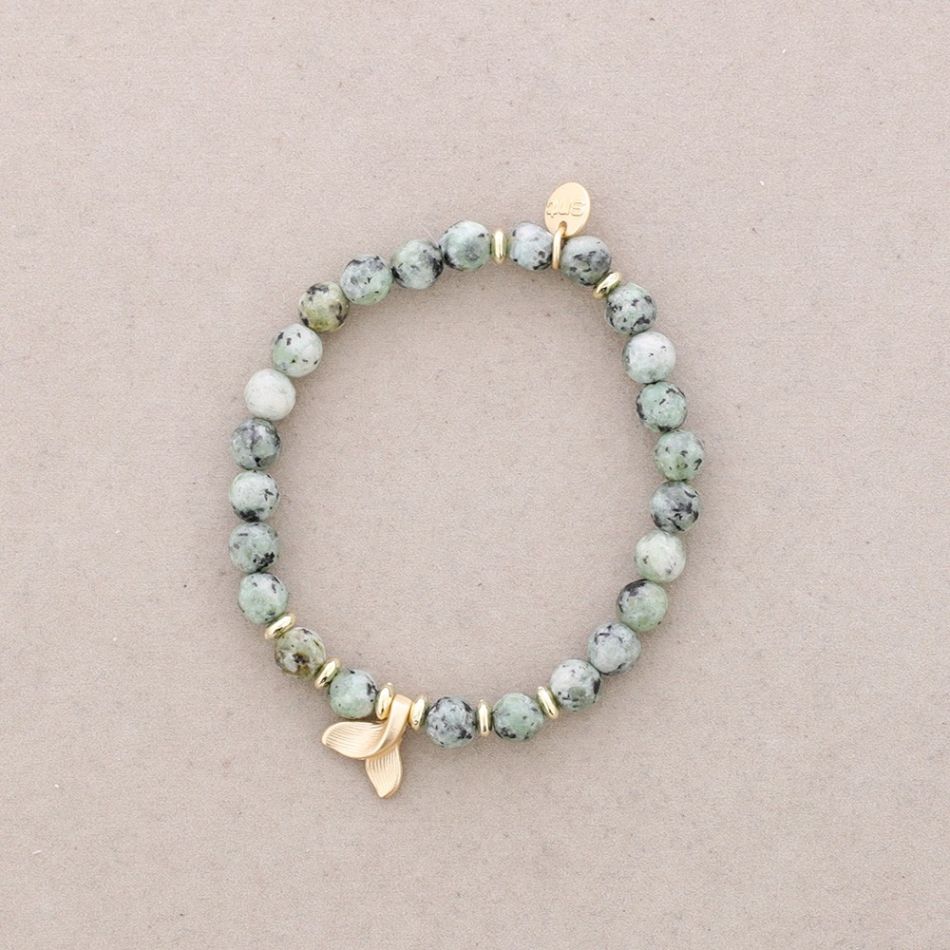 PULSERA ELÁSTICA PIEDRAS COLA METAL