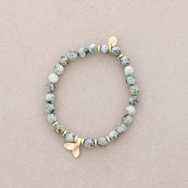 PULSERA ELÁSTICA PIEDRAS COLA METAL