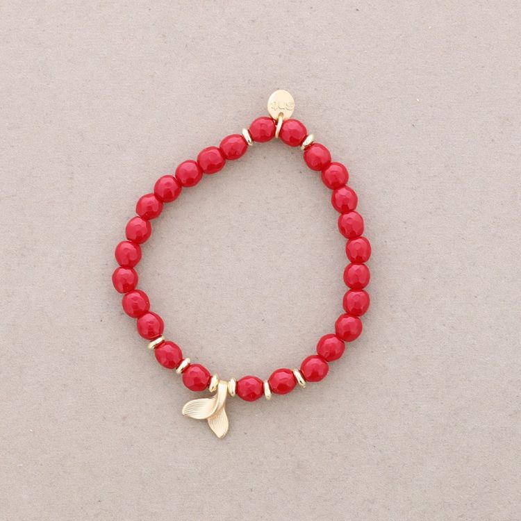 PULSERA ELÁSTICA PIEDRAS COLA METAL
