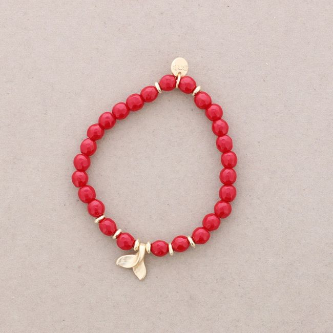 PULSERA ELÁSTICA PIEDRAS COLA METAL
