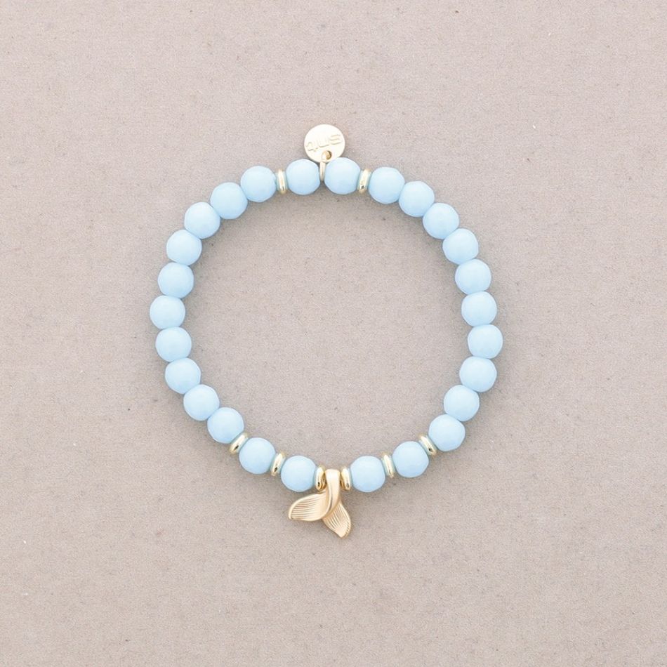 PULSERA ELÁSTICA PIEDRAS COLA METAL