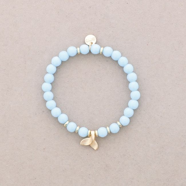 PULSERA ELÁSTICA PIEDRAS COLA METAL