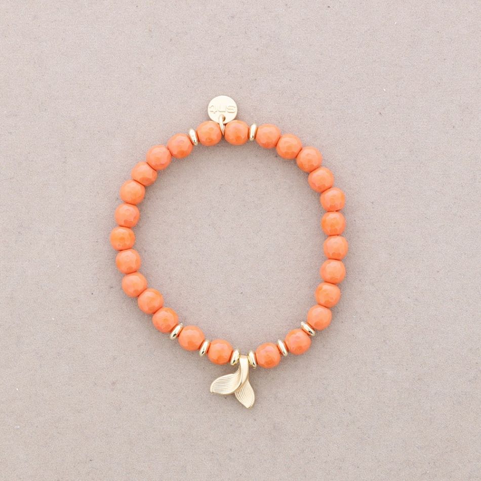 PULSERA ELÁSTICA PIEDRAS COLA METAL