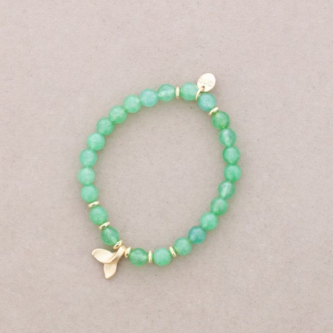 PULSERA ELÁSTICA PIEDRAS COLA METAL