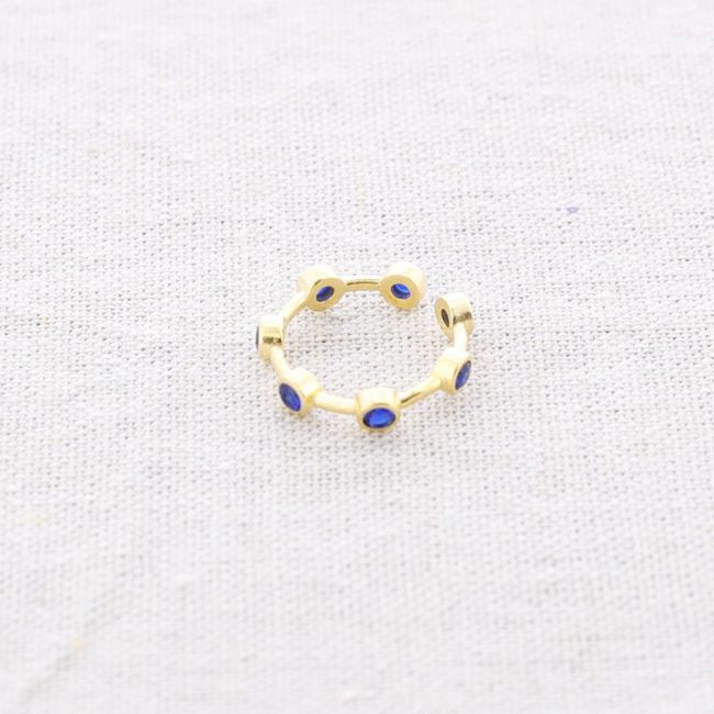 ANILLO BRONCE SIETE CIRCONITAS