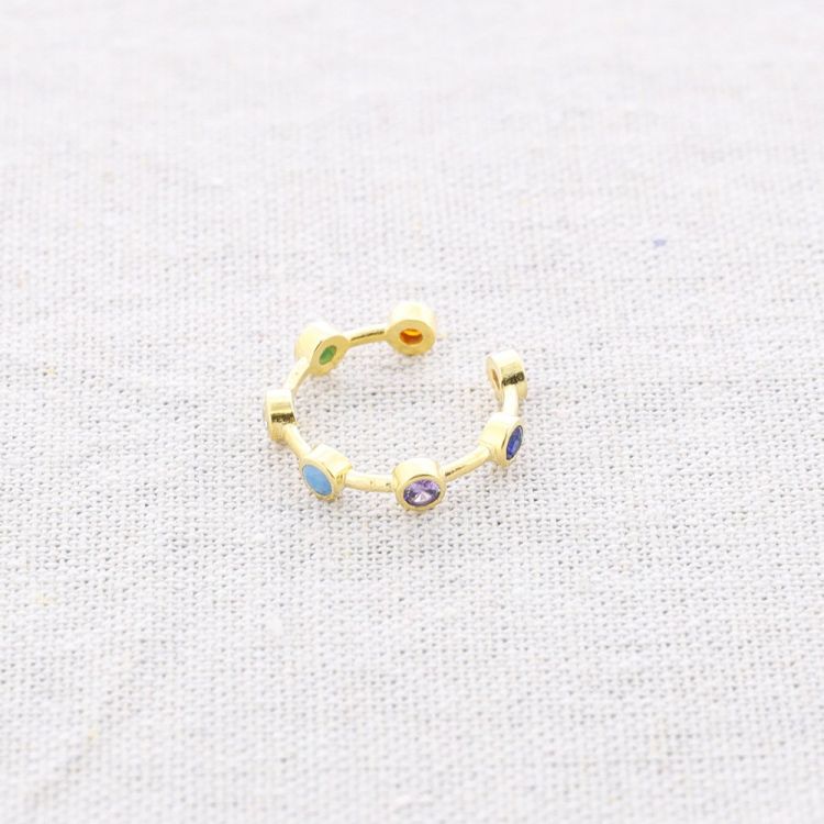 ANILLO BRONCE SIETE CIRCONITAS