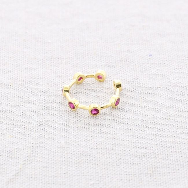 ANILLO BRONCE SIETE CIRCONITAS
