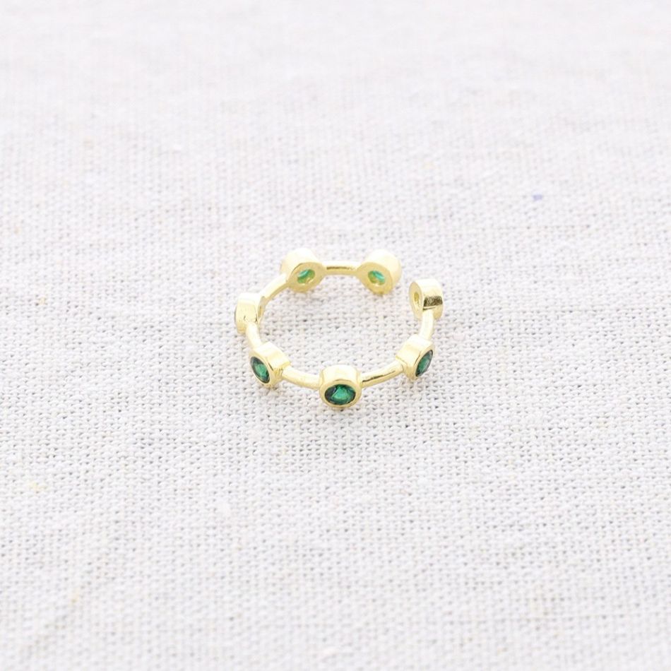 ANILLO BRONCE SIETE CIRCONITAS