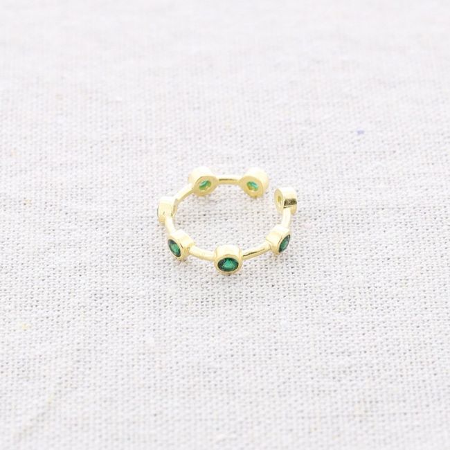 ANILLO BRONCE SIETE CIRCONITAS
