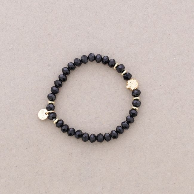 PULSERA ELÁSTICA CRISTALES FACETADOS ÁRBOL METAL