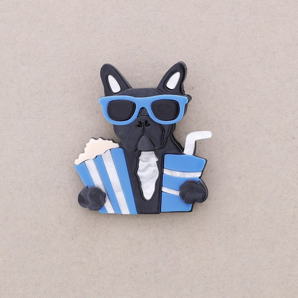 BROCHE PERRO RESINA
