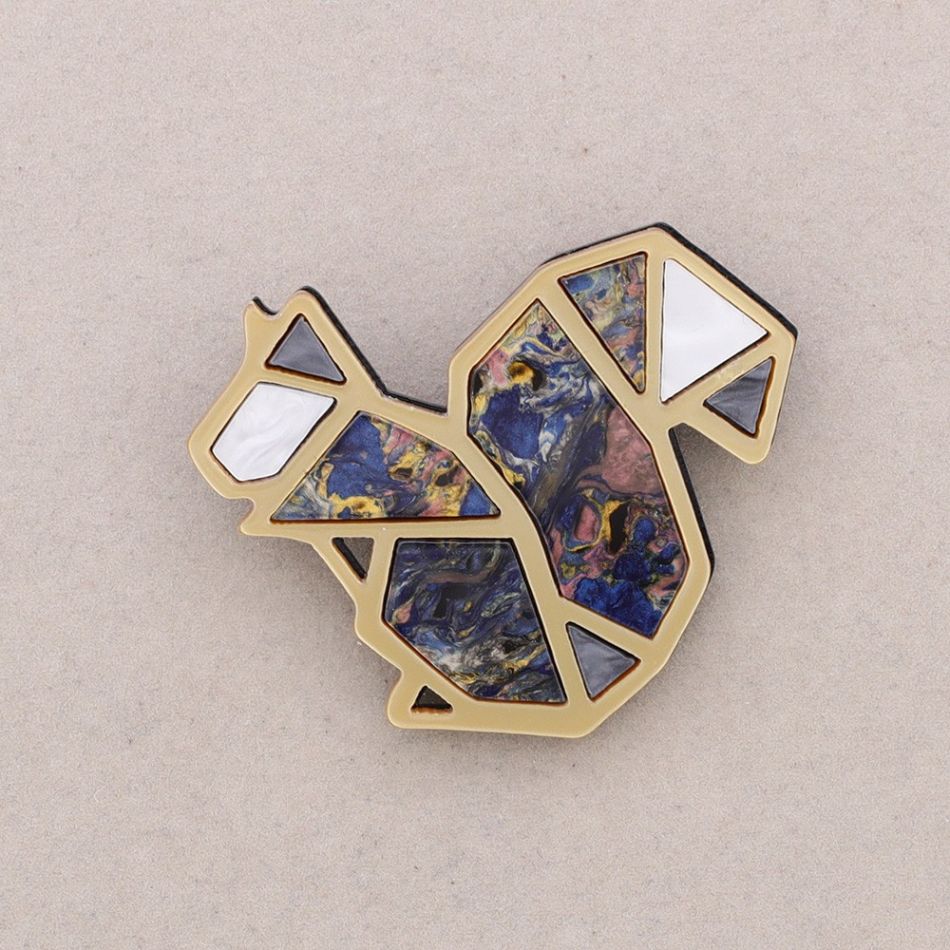 BROCHE ARDILLA RESINA