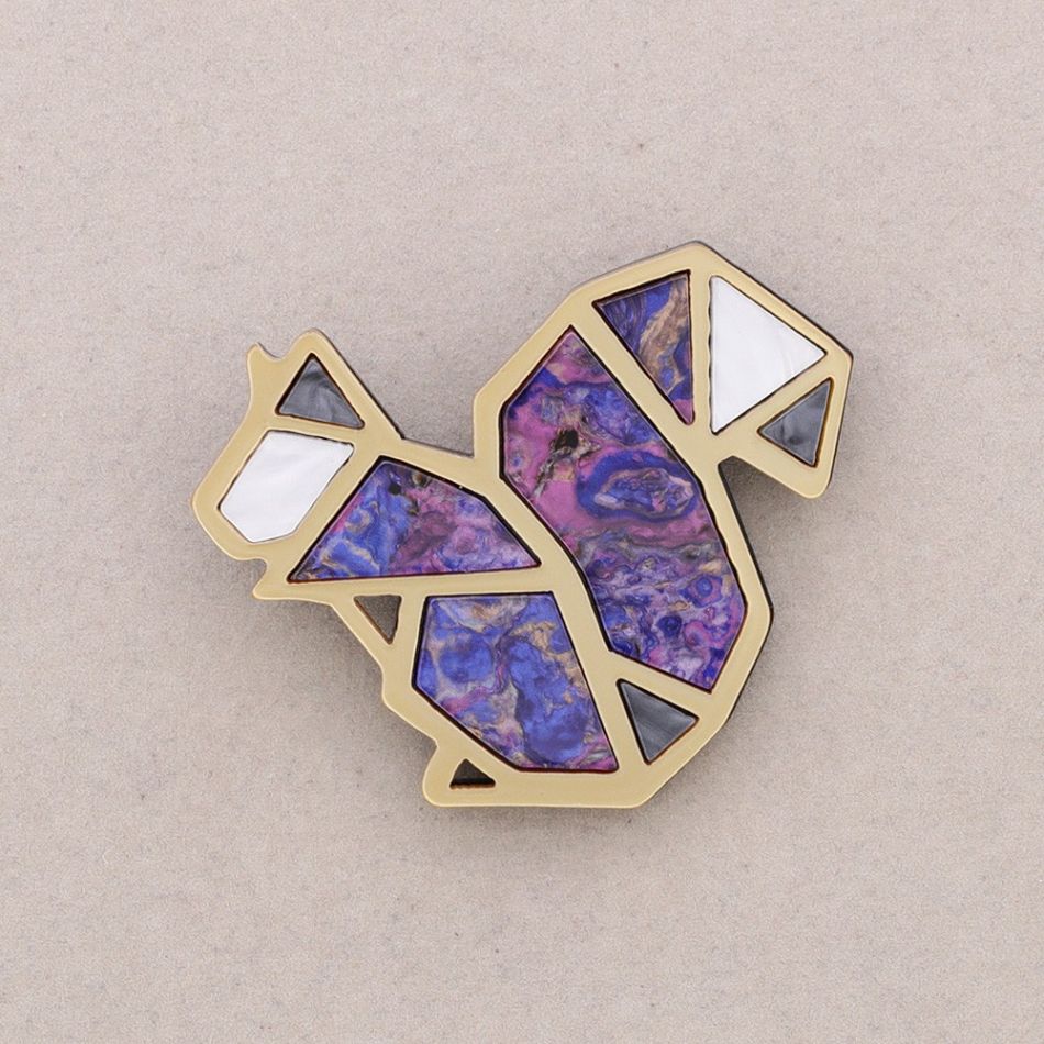 BROCHE ARDILLA RESINA