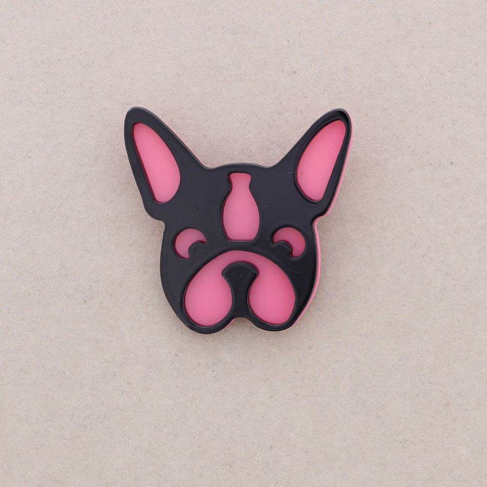 BROCHE CABEZA PERRO RESINA