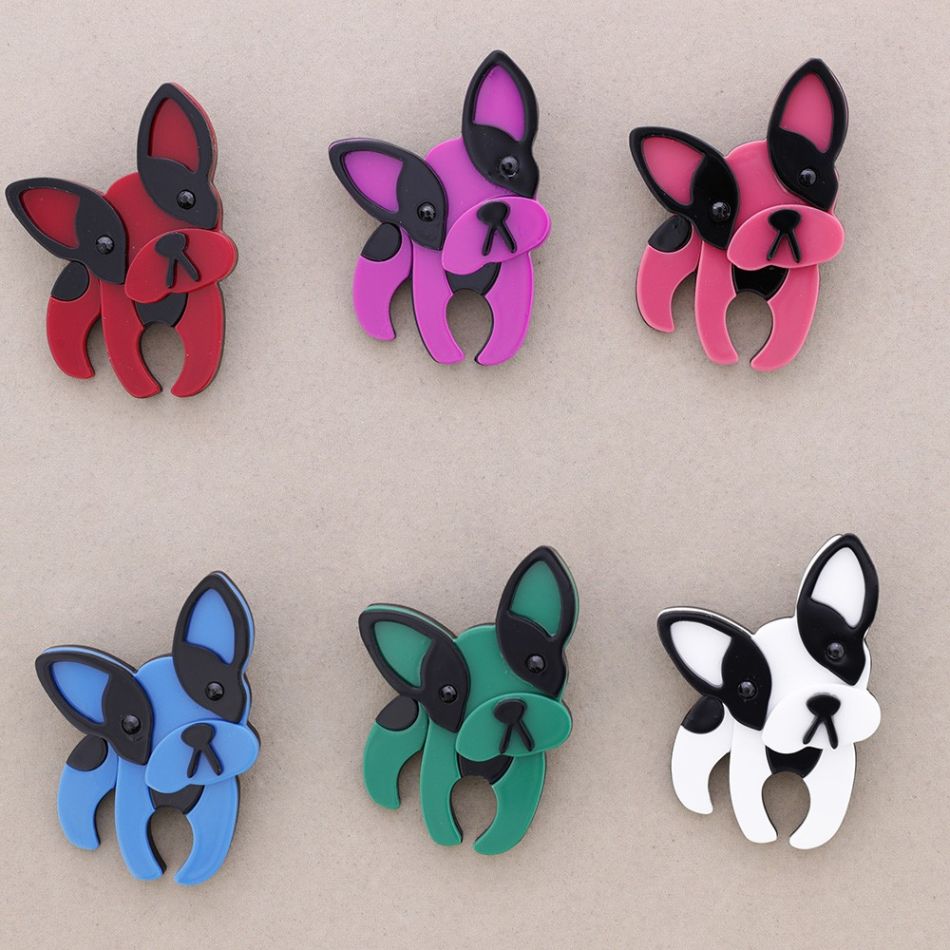 BROCHE PERRO RESINA