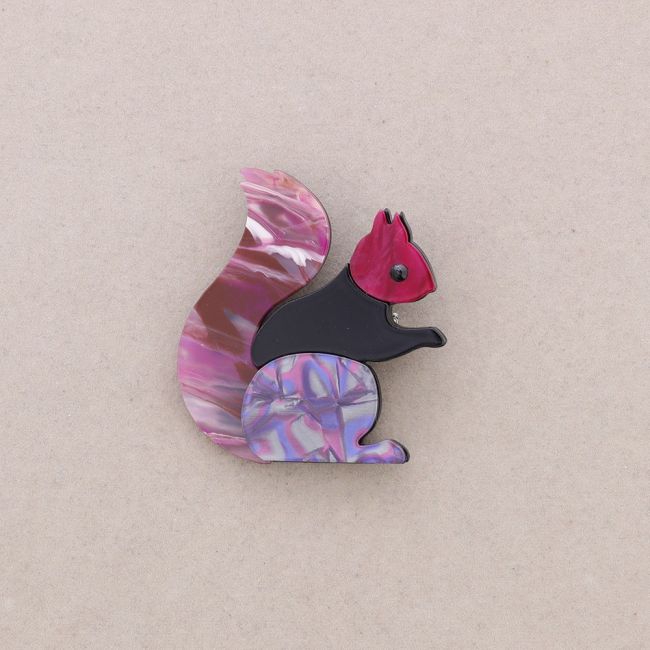 BROCHE ARDILLA RESINA