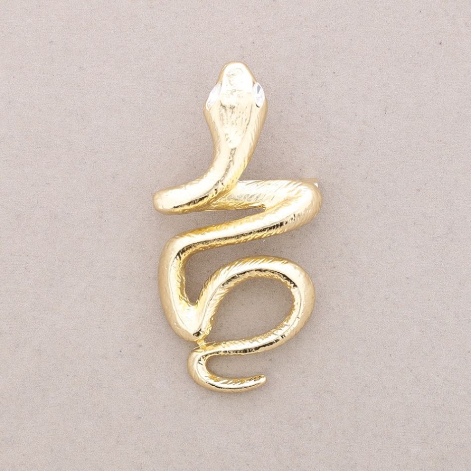 BROCHE METAL SERPIENTE